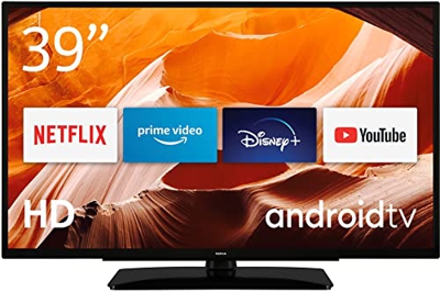 Nokia Smart TV 39 Pollici 98 cm Android TV HD Ready, DVB-C/S2/T2, Netflix, Prime Video, Disney+