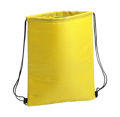 sin4sey 2 sacchetti refrigeranti per sport, borsa frigo, sacca termica con pellicola isolante (giallo)
