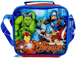 The Avengers - Borsa termica per il pranzo con tracolla e tasca laterale in rete características
