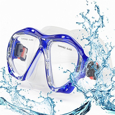 Maschera subacquea per snorkeling, Maschera da nuoto HD, Occhialini da sub antiappannamento, Maschera da sub per adulti Occhialini da nuoto per giovan