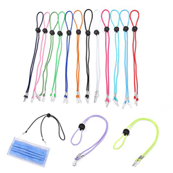 Cordino per Maschera, 14 pezzi Cinghia di Prolunga Maschera, Cinghie per Maschera, Gancio per maschera regolabile, cordino regolabile per bambini e ad precio