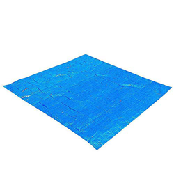 BESTINE - Panno rettangolare per piscina, tappetino da piscina, pieghevole, impermeabile, facile da pulire, per piscine características