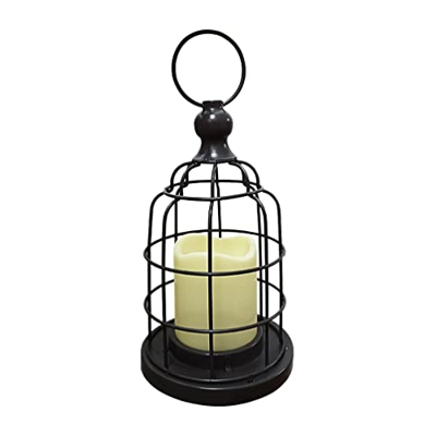 Uonlytech Portacandele a Candela di Candele Decorative Vintage a Candela Senza Fiamma Candela di Candela di Candela Luci Sospese per Esterno per Casa 