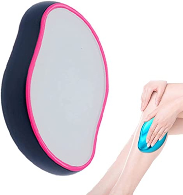 Depilatore Donna indolore potente indolore, Rubby Nano depilatore depilatore senza rasatura Hair Remover Crystal Depilatore Per In Vetro Nano (Rosa Ro