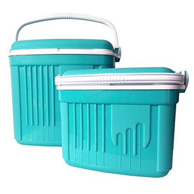 Borsa termica da 32 l + contenitore isolante da 8 l, turchese