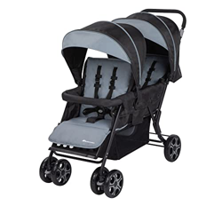 Bebe Confort Teamy passeggino fratellare gemellare lineare, passeggino tandem doppio leggero e compatto, pesa solo 12,5 kg, con parapioggia e coprigam precio