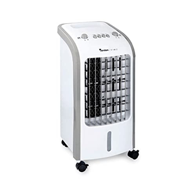 Mediawave Store - Ventilatore Multifunzione 3 in 1 Jordan Raffrescatore Deumidificatore Ventilatore con Ghiaccio, Climatizzatore Condizionatore Rinfre