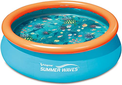 well2wellness® Piscina 3D Quick-Up Swing Ø 3,05 m x 76 cm con 2 occhiali 3D características