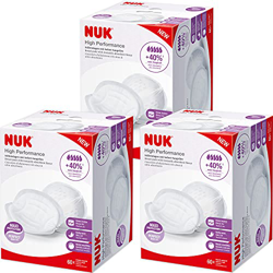 NUK 10252138 NUK High Performance - Cuscinetti per il seno, 3 x 60 pezzi, colore: Bianco características