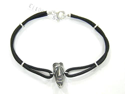 BRACCIALE CORDINO MASCHERA MAMUTHONES Lunga brunita ARGENTO UNISEX precio