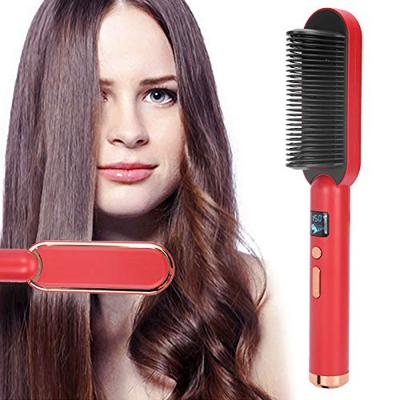 Pettine Per Piastra Elettrica Per Capelli, Pettine Per Piastra Per Capelli Agli Ioni Negativi, Spazzola Per Piastra Per Capelli A Ioni Negativi Per L'