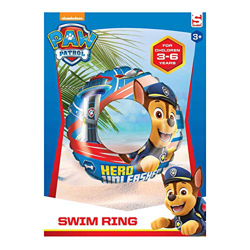 Sambro PWP16-3860-1 - Salvagente da 46 cm, motivo: Paw Patrol, per bambini da 3 a 6 anni, con valvola di sicurezza, ideale per piscina, spiaggia e pis en oferta