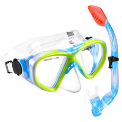 WOVOKA Occhialini da Sub per Bambini con Sorel, Set Sorel Professionale con Maschera Subacquea Anti-Perdite Anti-Appannamento e Sorel Dry per Ragazzi  precio