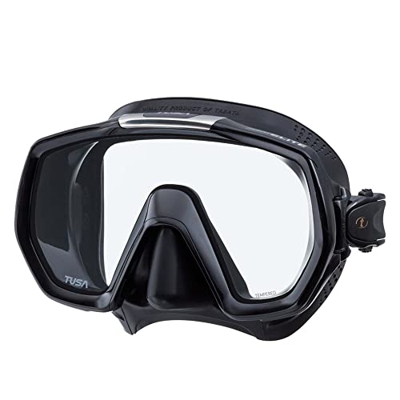 Tusa Freedom Elite-Maschera, Colore: Nero