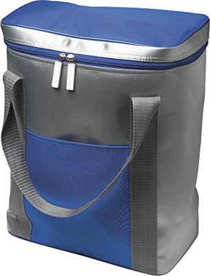 Grande borsa frigo, può contenere 6 bottiglie da 1,5 l, chiusura zip