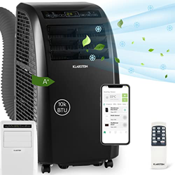 Klarstein Condizionatore Portatile 4in1: Climatizzatore Portatile Casa, Aria Condizionata Portatile, Condizionatore Aria Calda e Fredda, Smart App, BT características