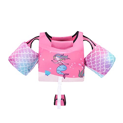Hurdilen Giubbotto da Nuoto Bambini - Piscina Galleggiante Giacca da Nuoto 22-66 libbre per Ragazzi e Ragazze, Bambino Toddler 2~6 Anni Swim Gilet per