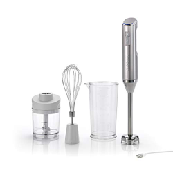 Cuisinart Cordless Pro Frullatore a mano & Chopper | Argento | RHB100U en oferta