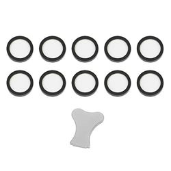 Mxmoonant 10 Pezzi Dischi trasduttori 20 mm / 0,78 Pollici generatore di Nebbia ad ultrasuoni e Accessori per caminetti elettrici, protetti in Gomma precio