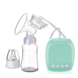 kidoo - Tiralatte elettrico per un'estrazione dolce, comoda e veloce - Anti-reflusso - Include Biberon | Portatile - Silenzioso - Ricaricabile con cav precio