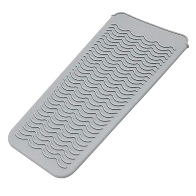 Tappetino in silicone resistente al calore per ferro piatto, bigodino, hot waver, apparecchi per il salone di bellezza, tappetino termico portatile pe