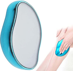 DAMAJIANGM Gomma per Capelli in Cristallo Epilatore Sicuro indolore Depilazione in Vetro Strumento per la depilazione di Bellezza del Corpo Riutilizza en oferta