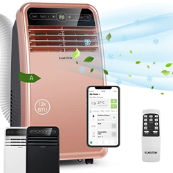 Klarstein Condizionatore Portatile 4in1: Climatizzatore Casa, Ventilatore Aria Fredda 12.000 BTU/3,5 kW, Aria Condizionata Portatile, Night Mode, Smar características