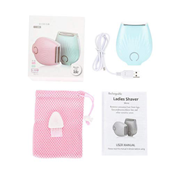 Depilazione Facciale per le Donne, 3 IN 1 Rasoio per Donna Bagnato e Asciutto Rasoio Elettrico per Donna Viso Corpo Ascella Epilatore Indolore(blu) precio