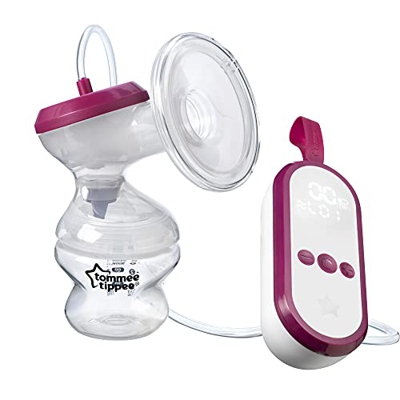 Tommee Tippee Tiralatte elettrico, molto silenzioso USB ricaricabile e portatile con modalità di massaggio & espresso