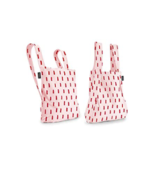 Notabag 2 in 1: Zaino trasformabile - Zaino e borsa a mano: Impermeabile, riutilizzabile e pieghevole (Red Brush) precio