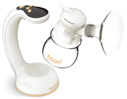 Tenscare Nouri Auto - Tiralatte elettrico, portatile, senza BPA. 2 modi per aiutare a estrarre il latte. Include 2 flaconi da 150 ml. precio