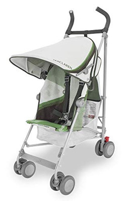 Maclaren WR1R012182, Passeggino Wing Knit, full-size leggero, Compatto, Si spinge, piega, trasporta facilmente con una mano, Da 6 mesi, Cappottina est