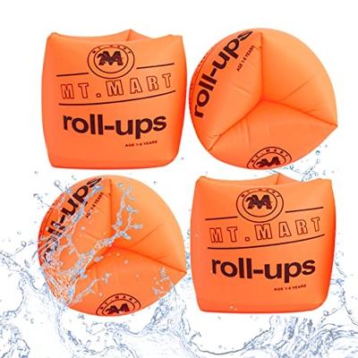 IDOTA Braccioli Bambini 4 pezzi, Bracciali Gonfiabili da Nuoto aiuti al nuoto per bambini e adulti, sicuri in piscine interne ed esterne, mare e lago(