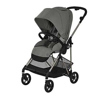 Cybex 521002185, Passeggino Gold Melio, dalla nascita fino a 15kg (circa 3 anni), ultraleggero (solo 6,0 kg), Soho Grey