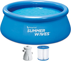 Summer Waves Quick Up Pool Set 244 x 76 cm con pompa filtrante en oferta
