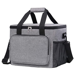 SRYA Borsa da Pranzo Isolata Grande da 25 Litri,Borse Termiche Isolate Pieghevoli,Tracolla Staccabile,Borsa da Picnic Portatile da Campeggio per Uomin precio