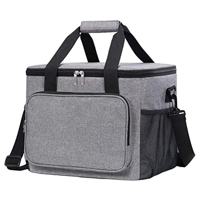 SRYA Borsa da Pranzo Isolata Grande da 25 Litri,Borse Termiche Isolate Pieghevoli,Tracolla Staccabile,Borsa da Picnic Portatile da Campeggio per Uomin