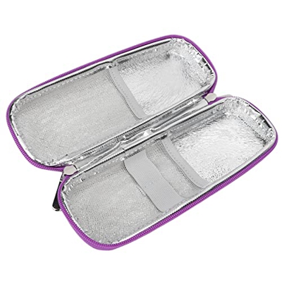 Custodia da viaggio per refrigeratore per insulina, custodia per il trasporto di raffreddamento per insulina EVA Protezione eccellente per prodotti pe