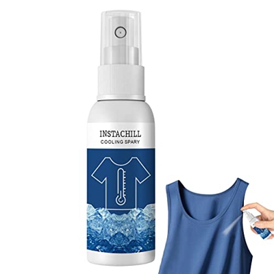 ZXZX Spray di Raffreddamento per Esterni da 30/100 ml | Spray di Raffreddamento rapido,On The Go Hot Flash Nebbia di Raffreddamento per Il pendolarism
