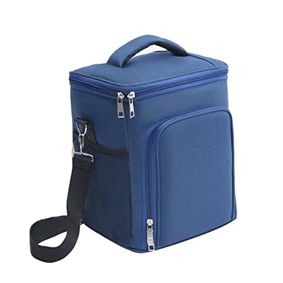 EODNSOFN Sacca da pranzo isolata isolata riutilizzabile for picnic sacca isotermica frigorifero in frigorifero (Color : B, Size : 19 * 23 * 28cm)