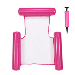 Float Pool Bed Bow Fruit Style Water Amaca Pieghevole Piscina Materassi Aria Sport Piscina Piscina Sedia (colore puro, rosa rosso) en oferta