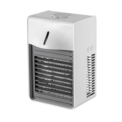 Anione Ventola Raffreddato Ad Acqua Mini USB Desktop Spray Umidificatore Famiglia Portatile Air Cooler (Colore: Bianco (anione), Misura : 7cm)