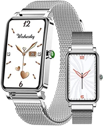 Smartwatch Da Donna 1.45 Pollici Touch Screen Fitness Tracker IP68 Orologio Impermeabile Con Frequenza Cardiaca Pressione Sanguigna Fisiologia Femmini características