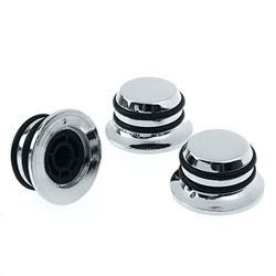 Manopole di controllo del tono del tono superiore del metallo della chitarra per chitarra elettrica Jazz Bass 3pcs, manopole di tonificazione del tono en oferta