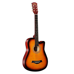 Khaco Chitarra acustica folk da 38 '' full size per adulti a 6 corde per principianti (tramonto) precio