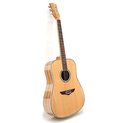 KDOAE Chitarra Acustica Chitarra a Mano for Chitarra Acustica for Principianti Principianti e Viaggi (Color : Natural, Dimensione : 41 Inches) en oferta