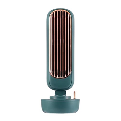 ZSMY 2 in 1 umidificatore del condizionatore d'Aria Portatile USB Desktop Tower Blaneless Fan Idratante Air Mist Maker Fan for Uso Domestico (Color : 