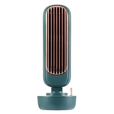 LQG 2 in 1 Figo Aria Fieno Ventola Senza Lama Desktop Silenzioso condizionatore umidificatore Home Office Acqua idratante alla Nebbia Ventola Torre US