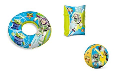 mondo spa Set N1 Accessori Mare Toy Story Ciambella + BRACCIOLI + Palla