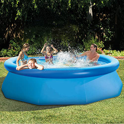 Piscina familiare deluxe, piscina fuori terra rotonda, facile da installare, piscina gonfiabile durevole, vasche da bagno per bambini resistenti all'u en oferta